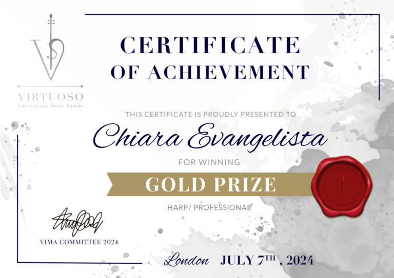 Virtuoso Competition 1st prize