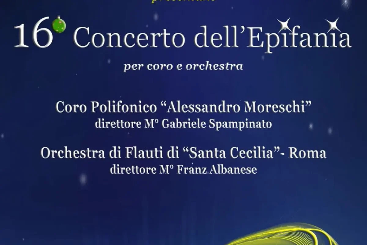 2018 Concerto Epifania con Orchestra di Flauti del Conservatorio di Santa Ceciliia